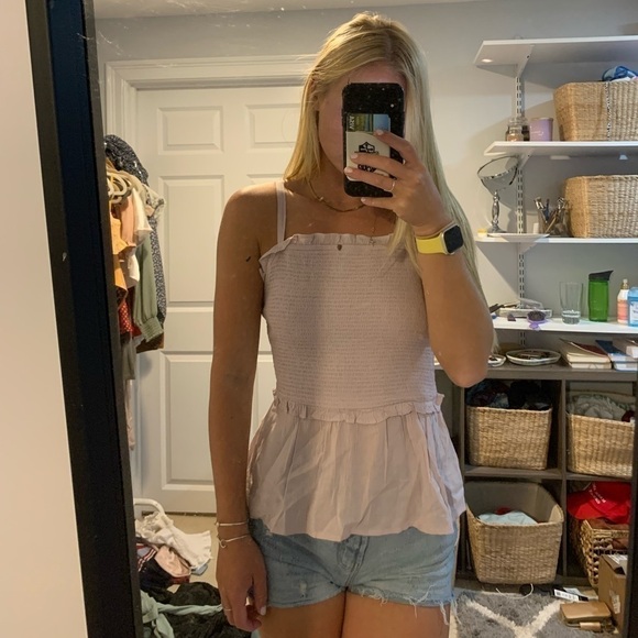 Peplum Ruffle Top - Picture 3 of 4